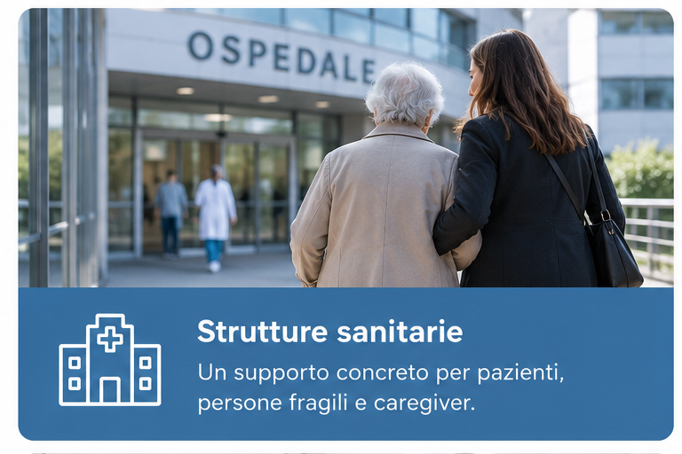 Accompagnamento strutture sanitarie Torino Si VA! Accompagnamento presso strutture sanitarie Torino
